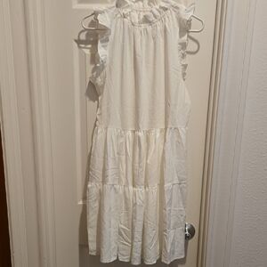 Charming White Womens Dress